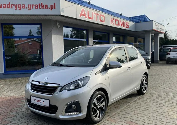 samochody osobowe Peugeot 108 cena 35900 przebieg: 34000, rok produkcji 2018 z Byczyna